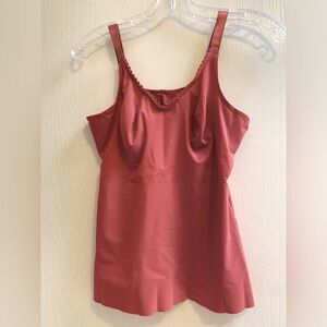 Ruby Ribbon cami, coral, size 36